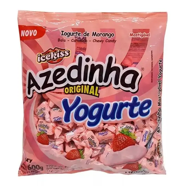 Bala Azedinha Mastigavel Yogurte 600gr