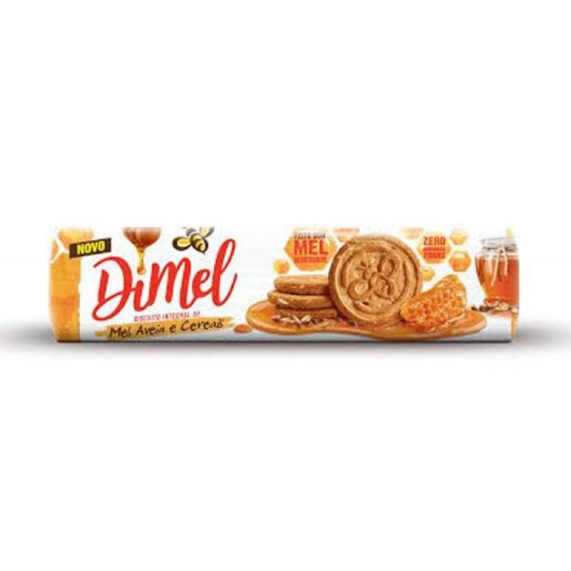 Bisc Integral Dimel Mel Aveia Cer 110g