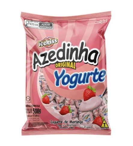 Bala Mast Azedinha 500gr Iog Morango