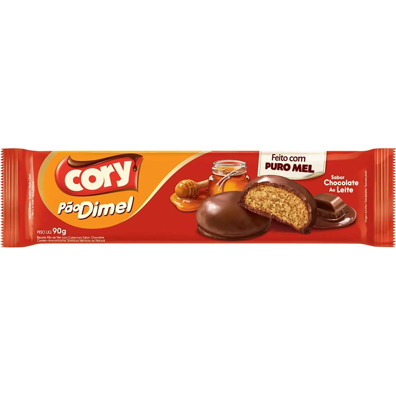 Pao Dimel Chocolate Ao Leite Cory 90gr