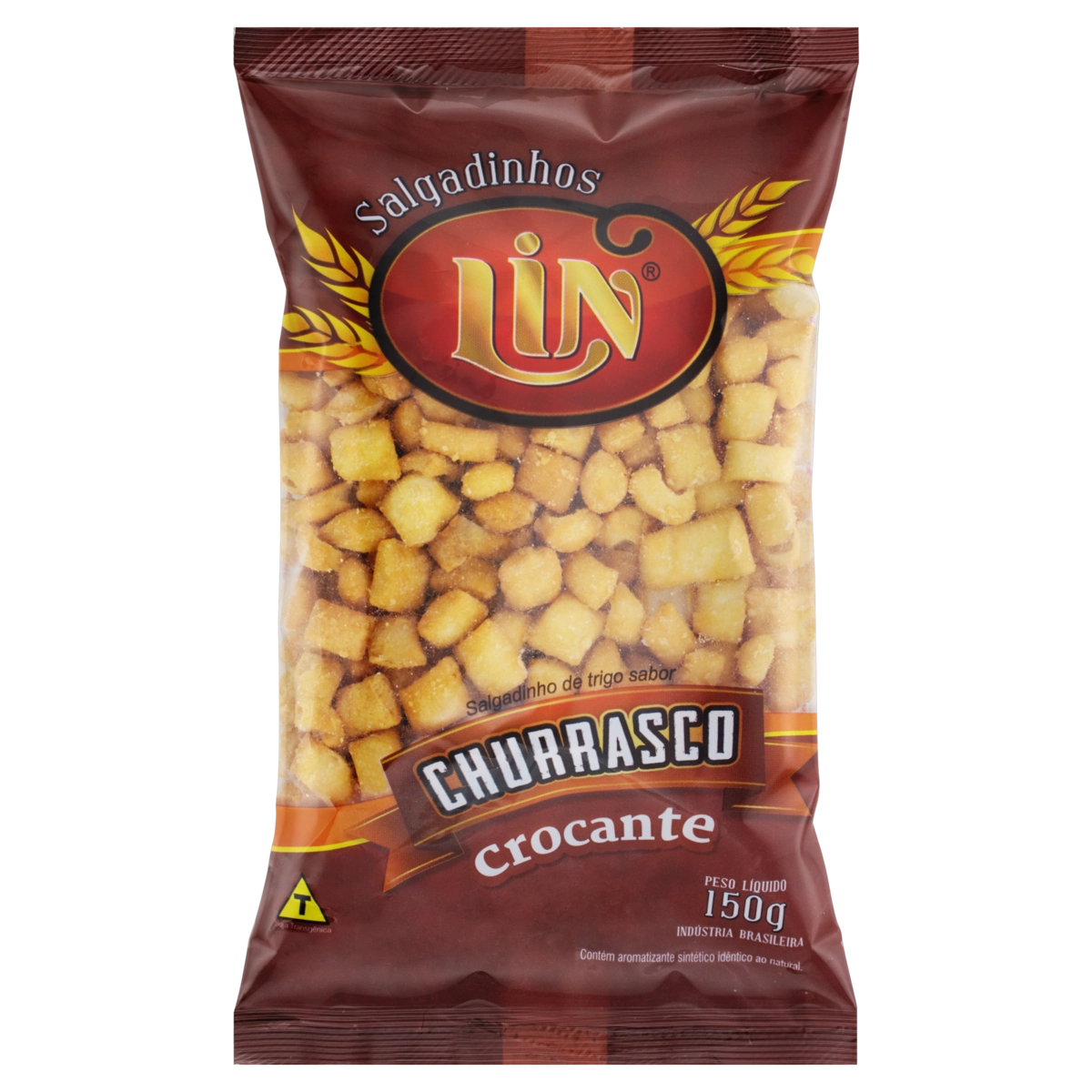 Salgadinho De Trigo De Churrasco Lin Pacote 150g