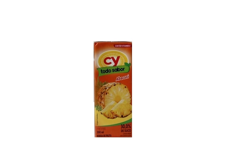 Bebida De Fruta Cy 200ml Abacaxi
