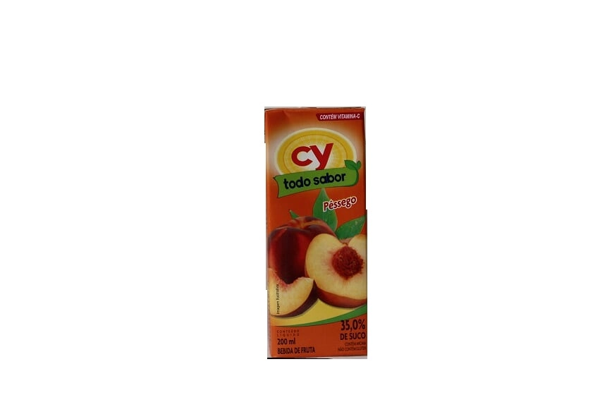 Bebida De Fruta Cy 200ml Pessego
