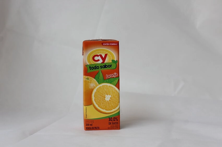 Bebida De Fruta Cy 200ml Laranja