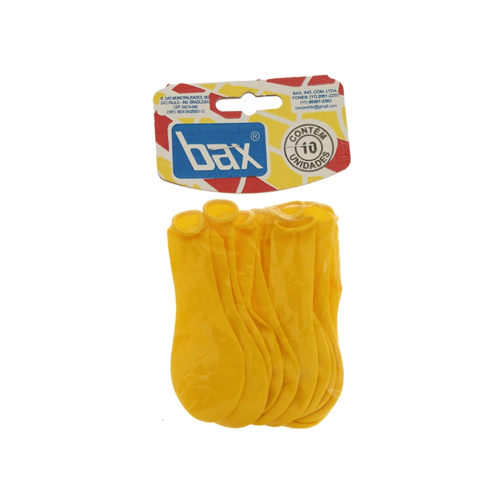 Bax Baloes Latex Unica Cor C/10