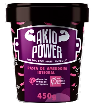 Pasta Amendoim Akio Power 450g