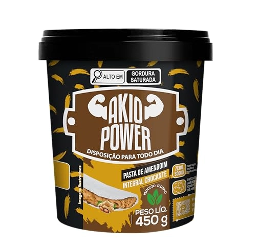 Pasta Amendoim Croc Akio Power 450g