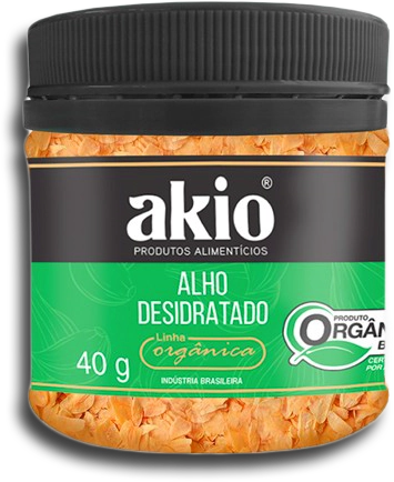 Alho Akio Desidratado Organico 40g