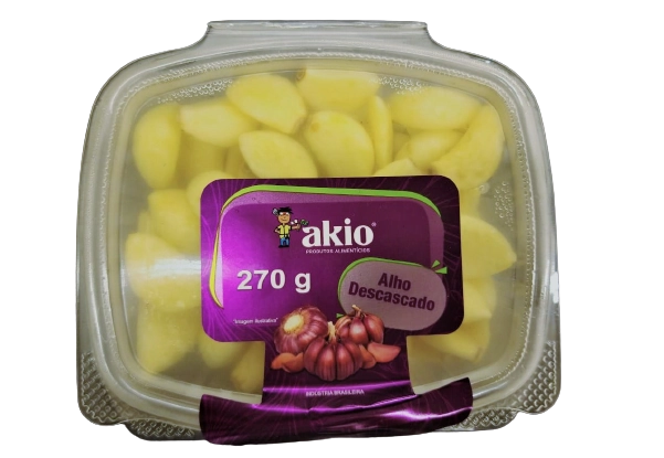 Alho Descascado Akio 270g