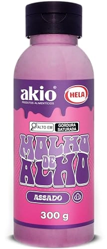 Molho Roxo De Alho Assado 300g Akio Hela