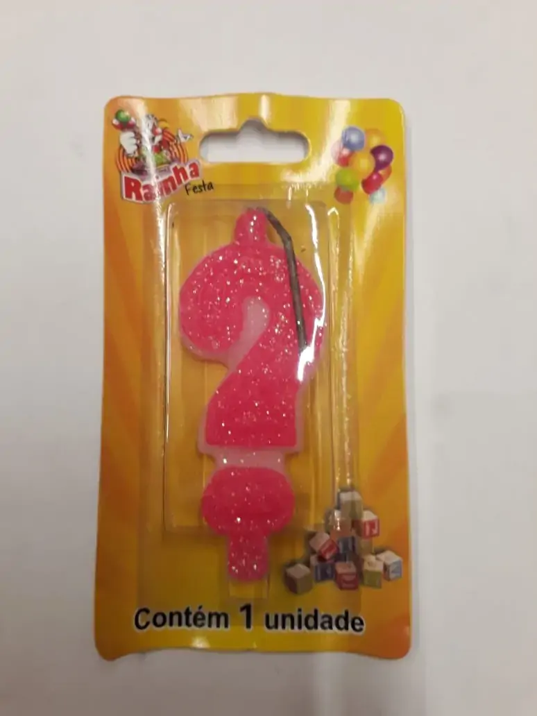 Vela Interrogacao Rosa Unidade