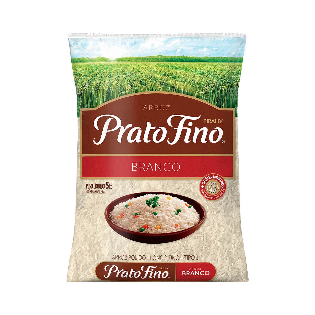 Arroz Branco Prato Fino Tipo 1 - 5kg