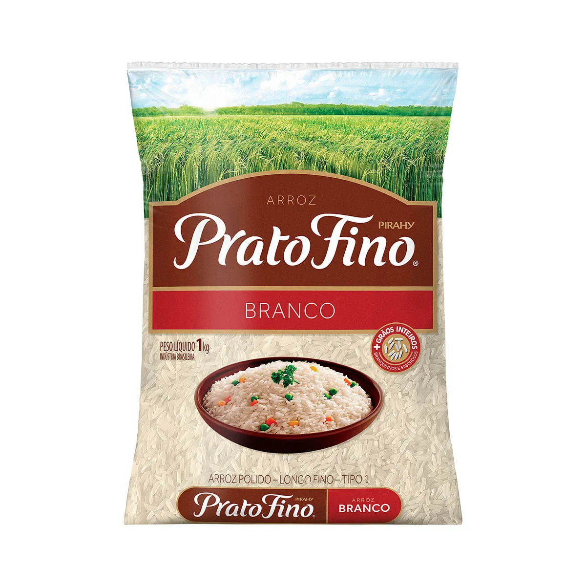 Arroz Branco Longo-fino Tipo 1 Prato Fino 1 Kg