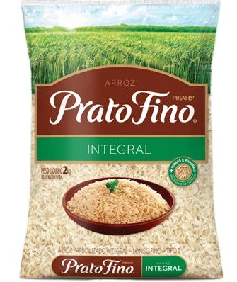 Arroz Prato Fino Lft1 Integral 2kg