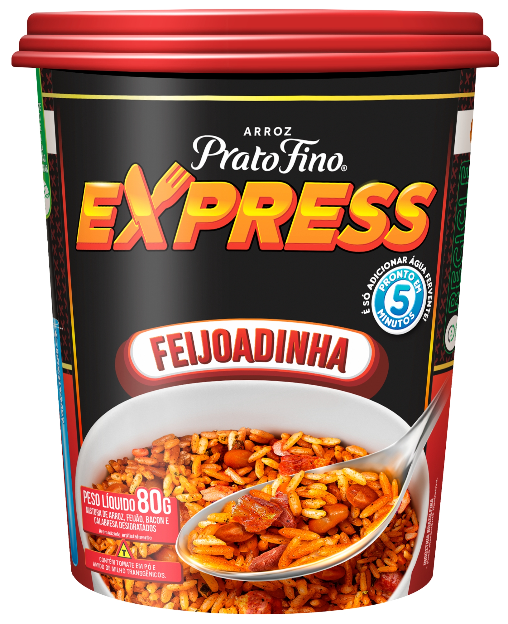 Arroz Prato Fino Express Feijoadinha 80g
