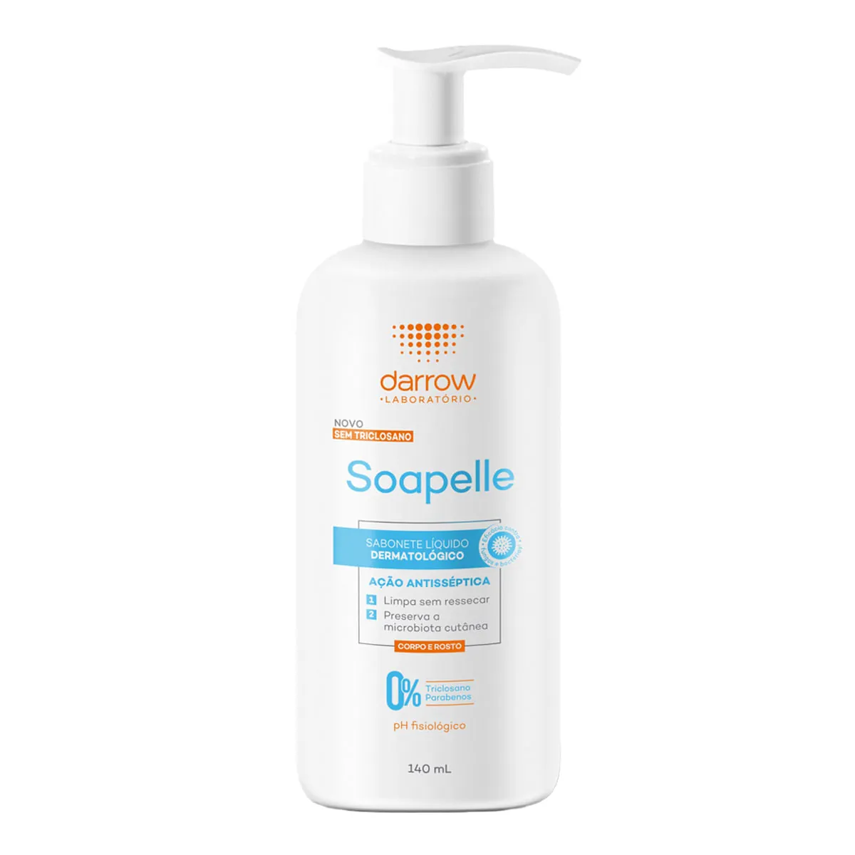 Sabonete Líquido Antisséptico Soapelle Frasco 140ml