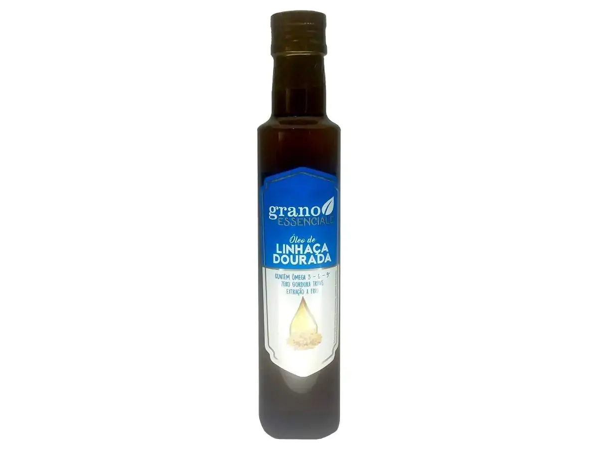 Óleo De Linhaça Dourada Omega 3 Vegano Natural 250ml LinoOil