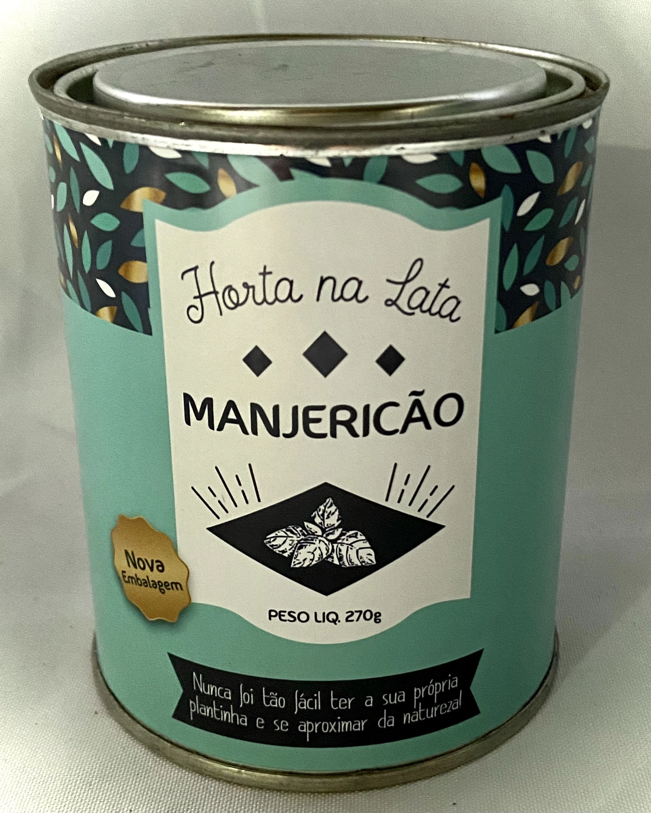 Horta Na Lata Portal Garden Manjericao 270g