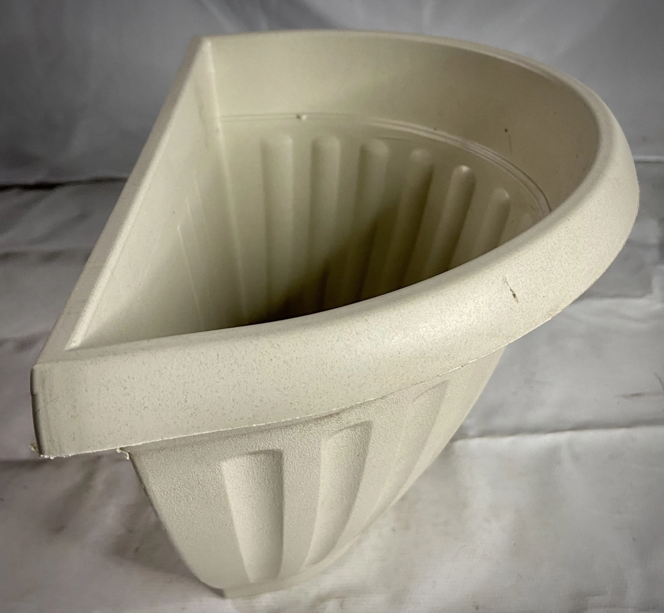 Vaso Plast Portal Garden Parede Marmore M.