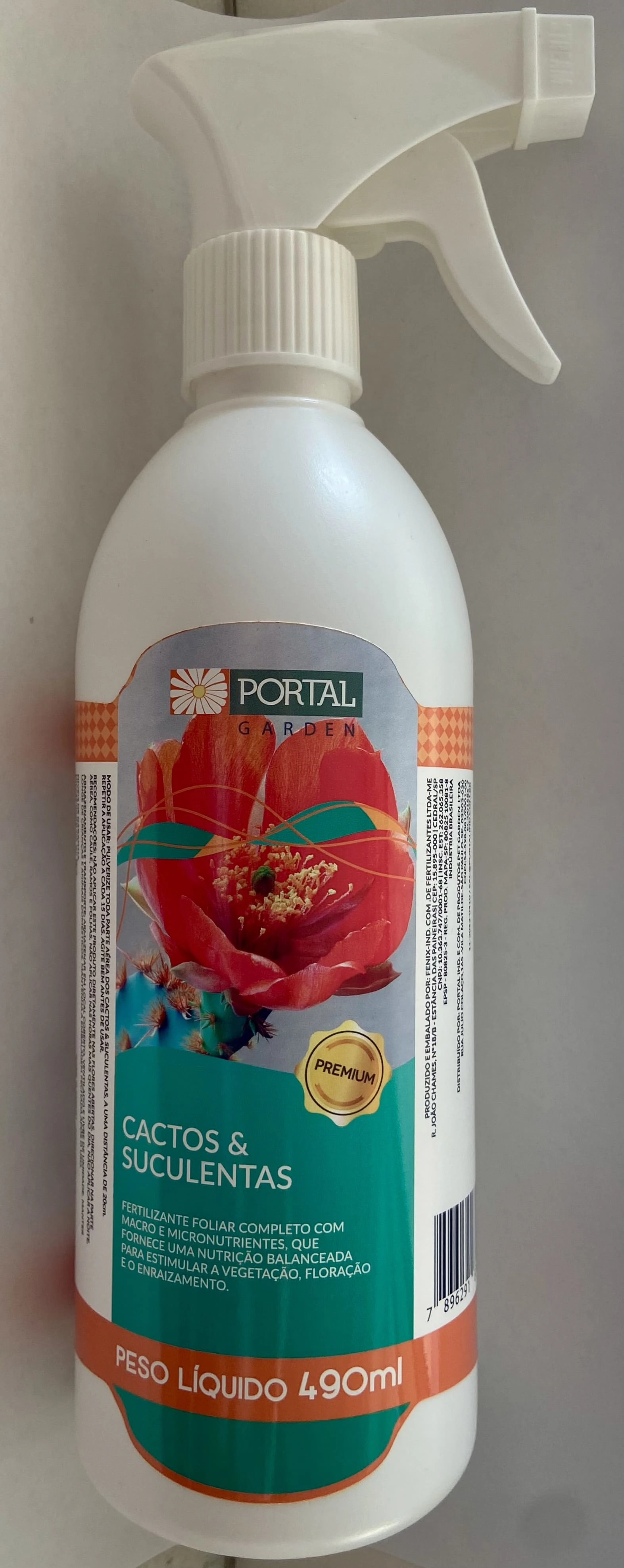 Fertilizante Liq Portal Garden Cactos Suculentas Pulv 490ml