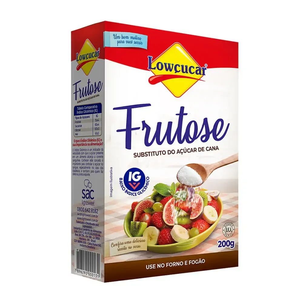Frutose Em Pó Lowçucar Caixa 200g