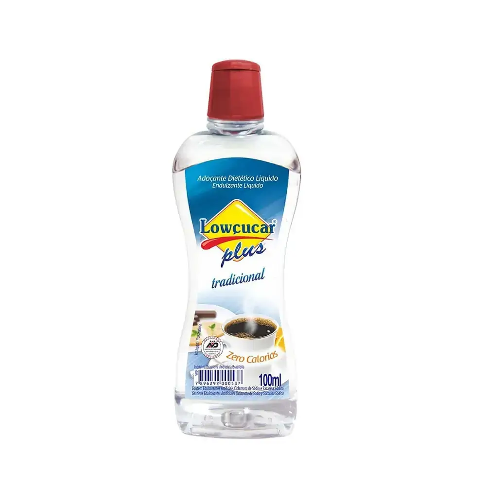 Adoçante Líquido Tradicional Lowçucar Plus Frasco 100ml