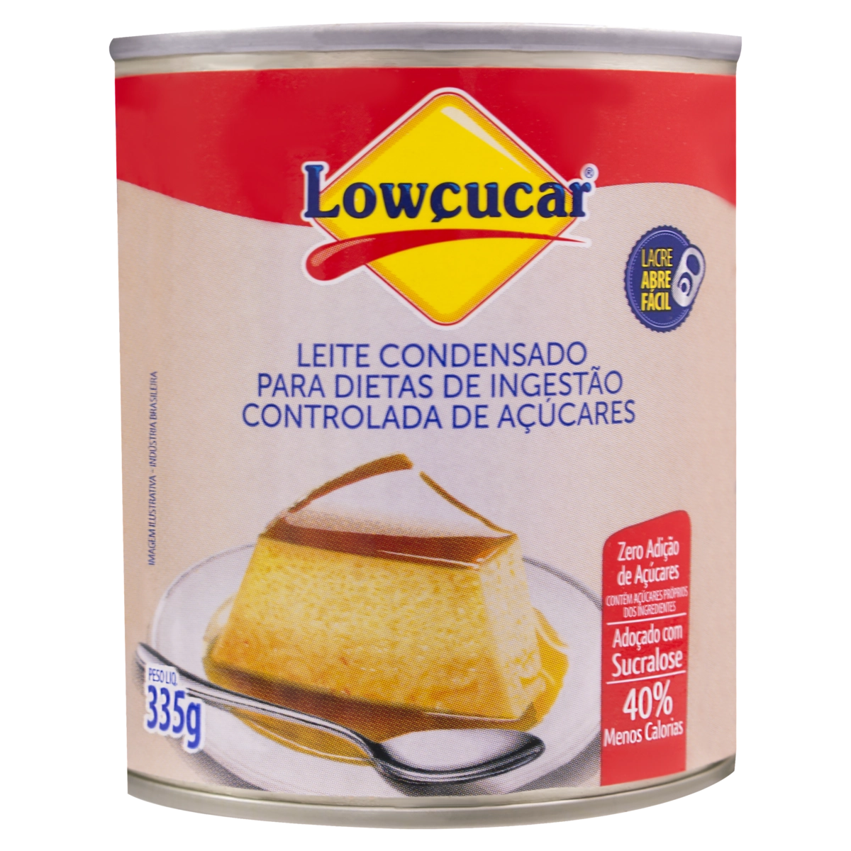 Leite Condensado Lowçucar Lata 335g