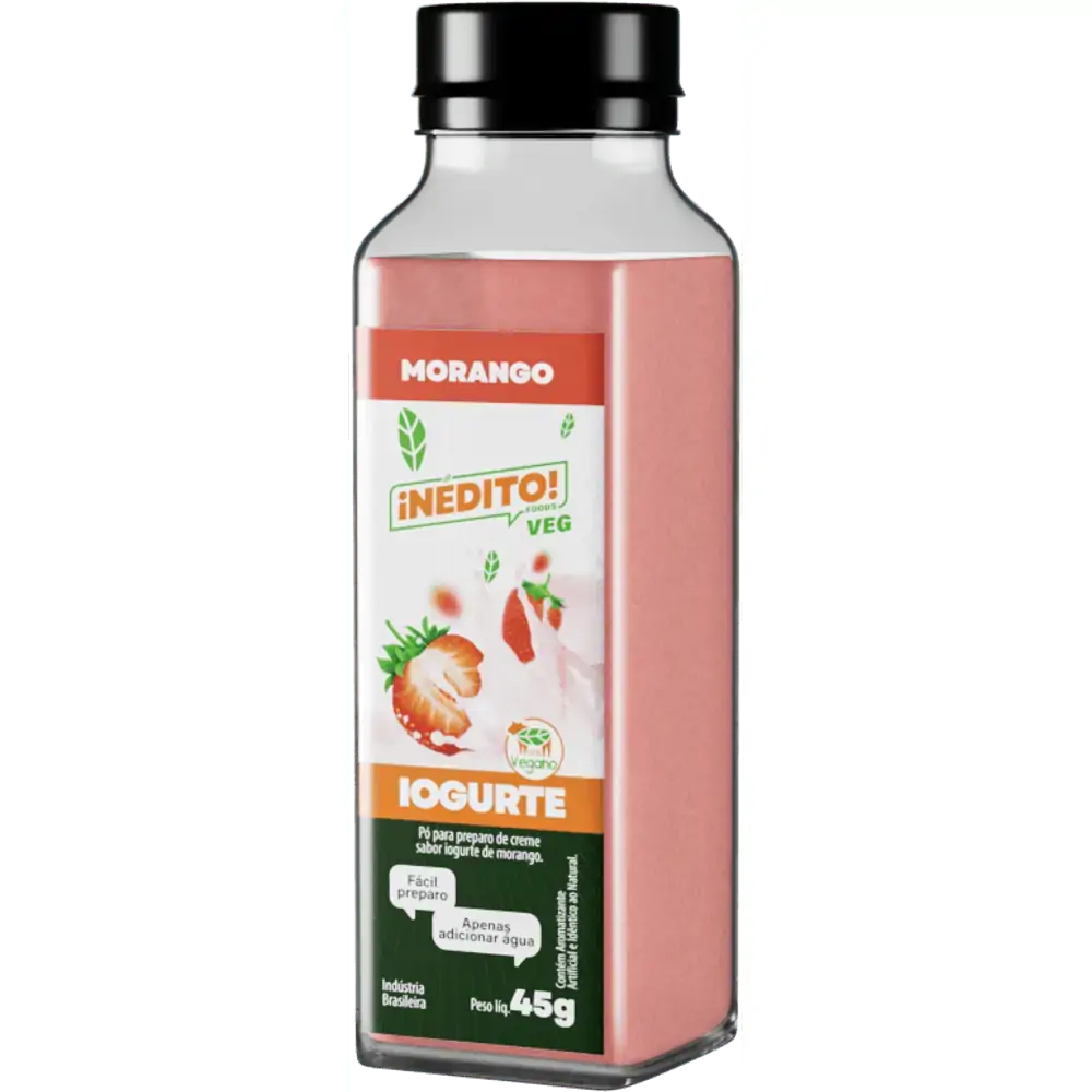 Pó para Preparo de Iogurte Morango Planted Based 45G - Inédito Foods