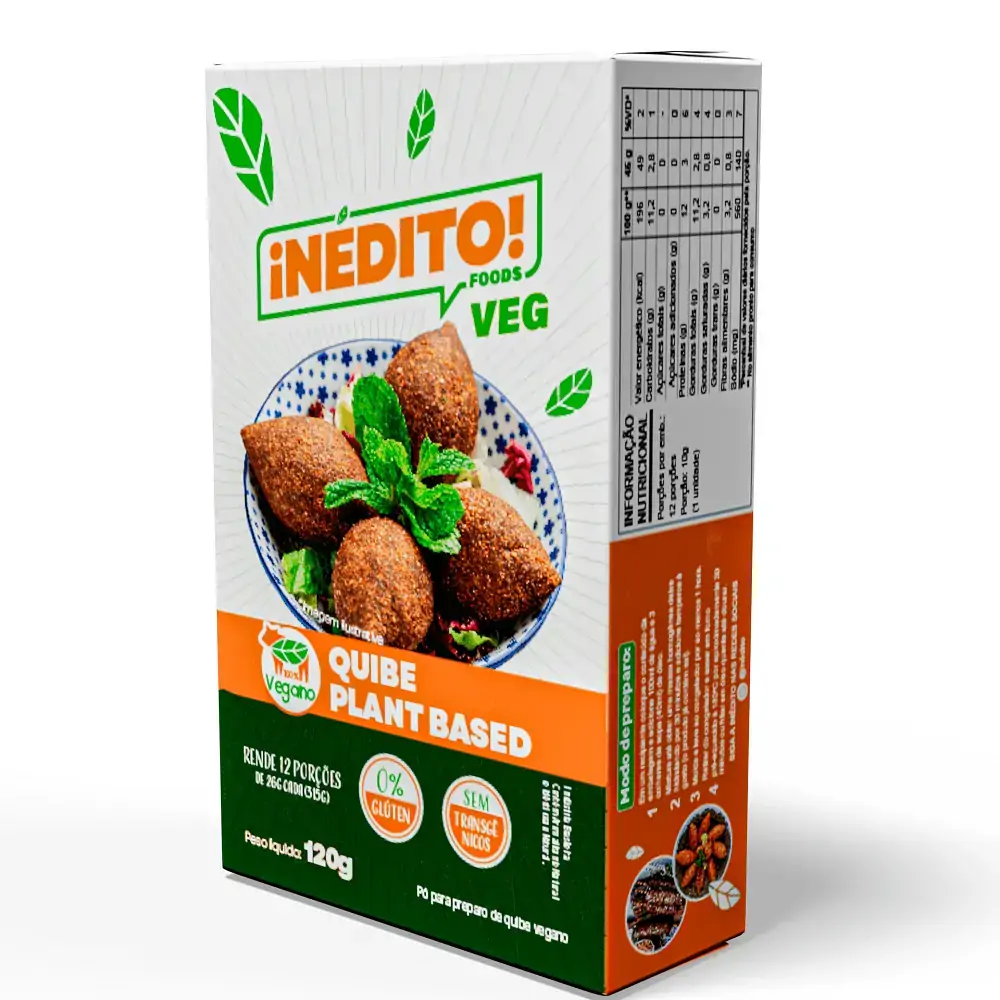 Po P/ Preparo Kibe Inedito Foods Plant Based 130g