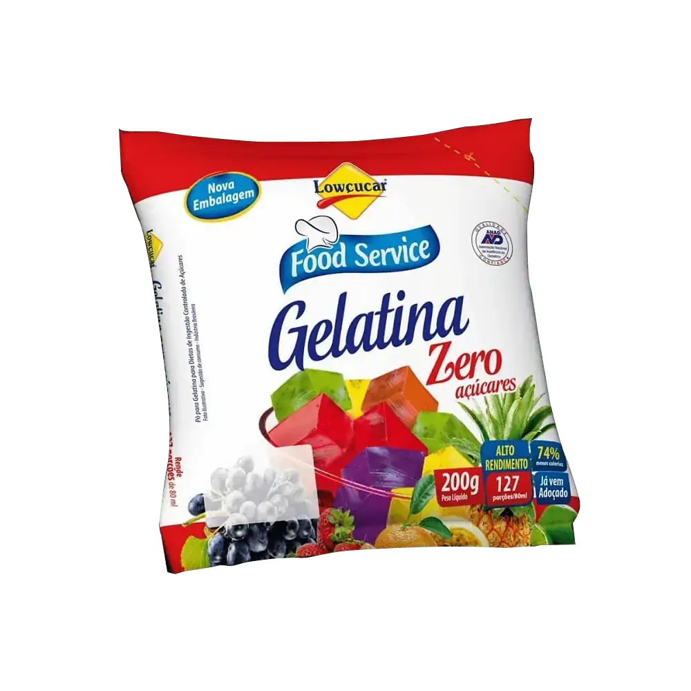 Gelatina Lowcucar Light Morango
