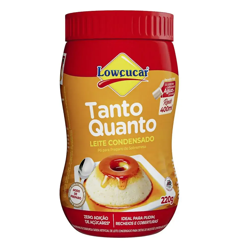 Pó Para O Preparo De Sobremesa Leite Condensado Lowçucar Pote 220g