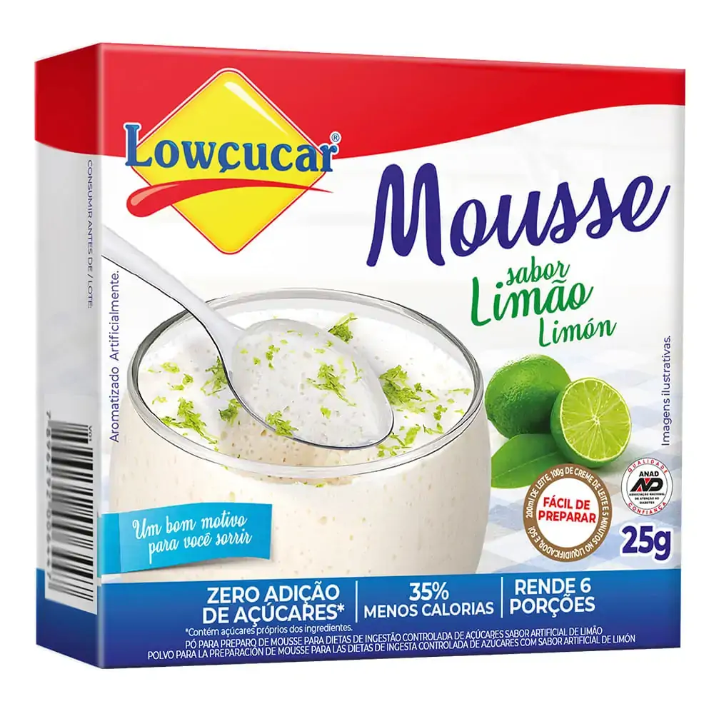Mist Mousse Lowcucar 75gr Limao