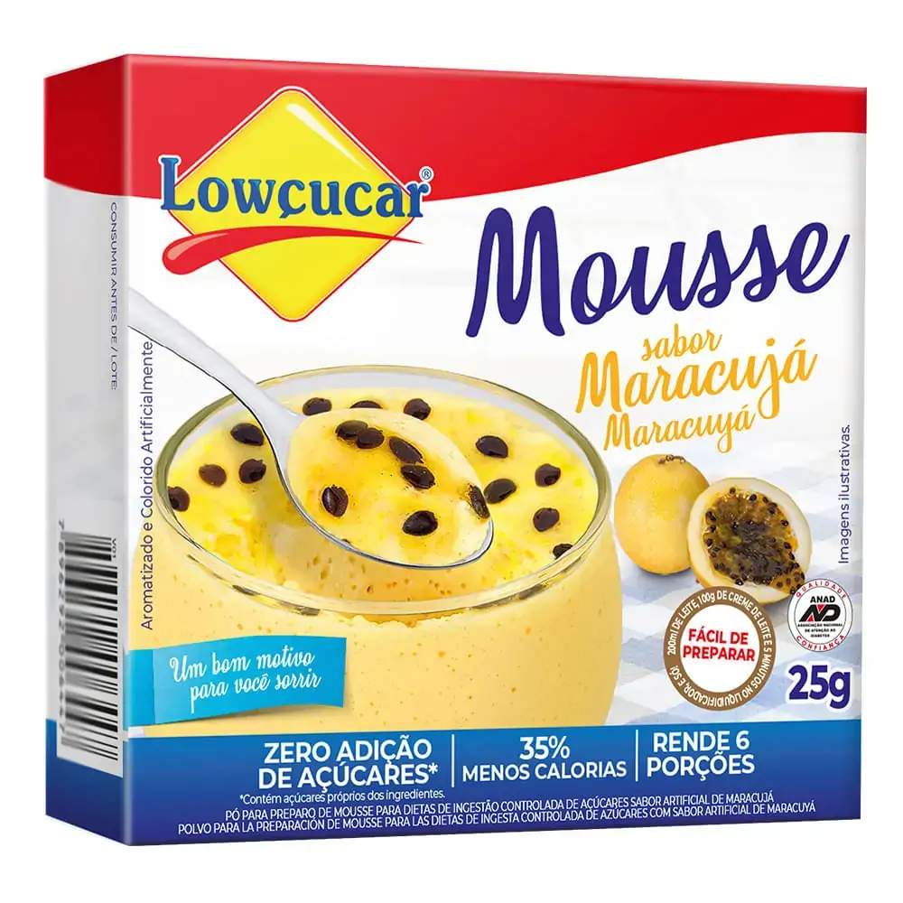 Mist Mousse Lowcucar 75gr Maracuja