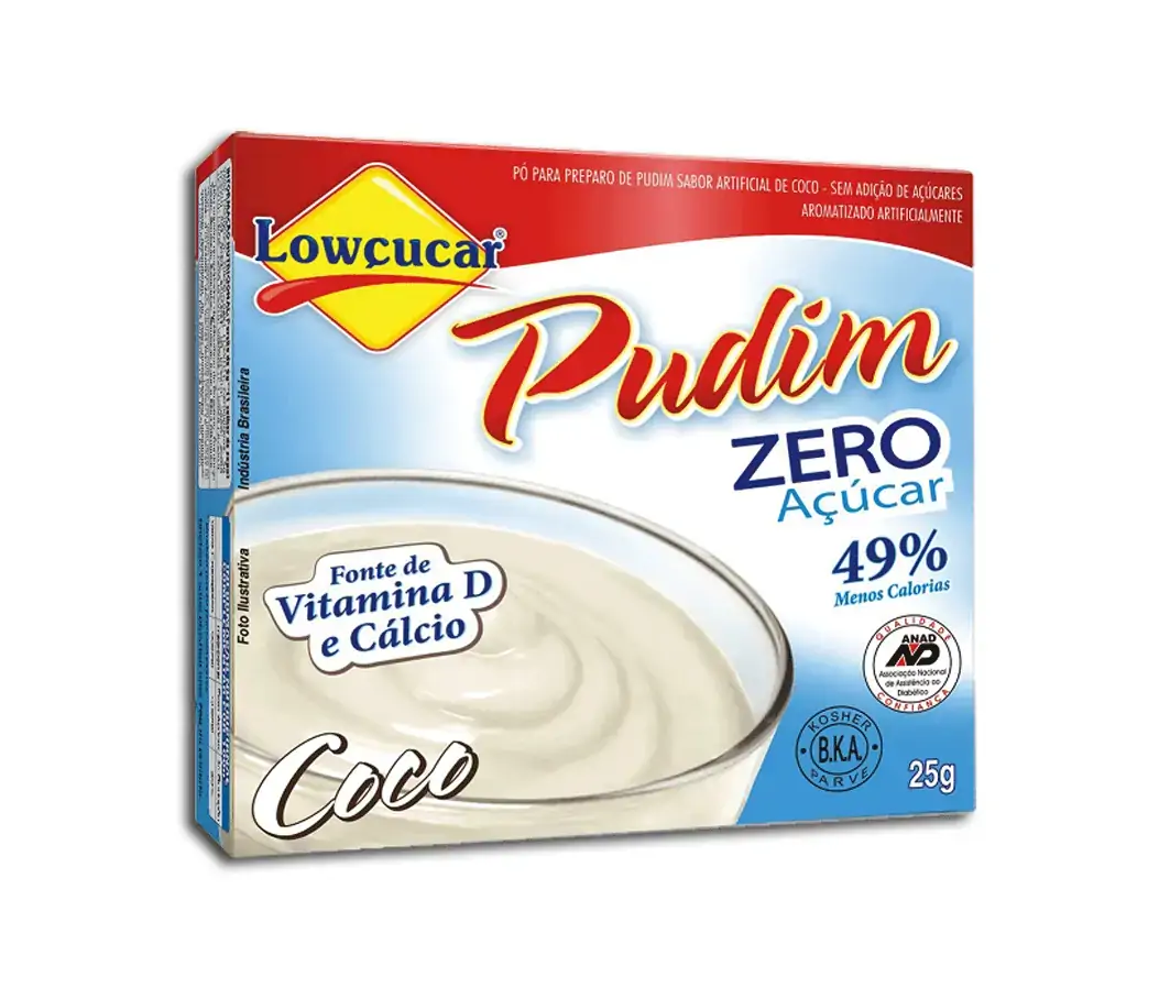 Preparo P/pudim Coco Light