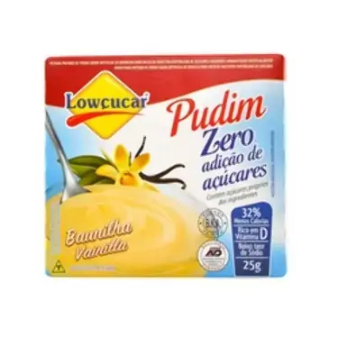 Pó para Preparo LOWÇUCAR de Pudim Sabor Baunilha 25g