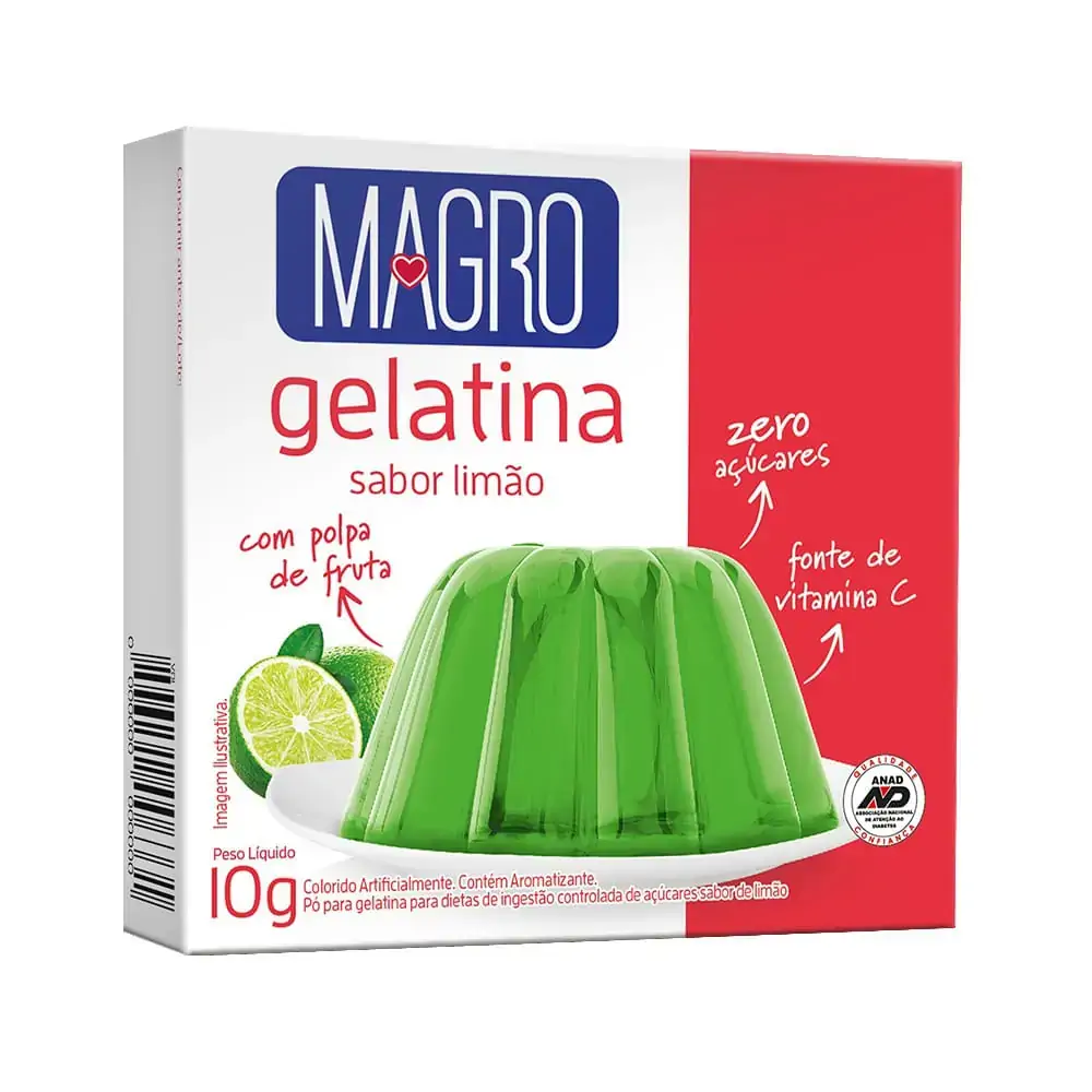 Po Gelat Magro C/ Sucralose Limao
