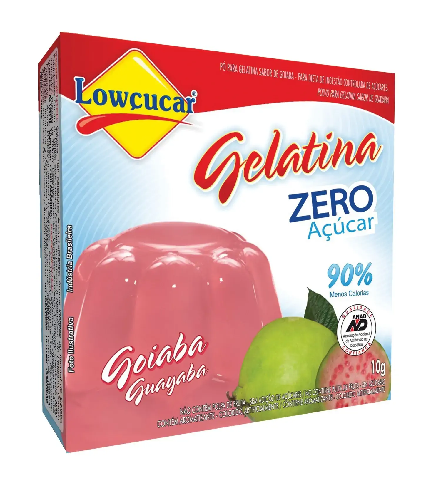 Gelatina Lowçucar Goiaba
