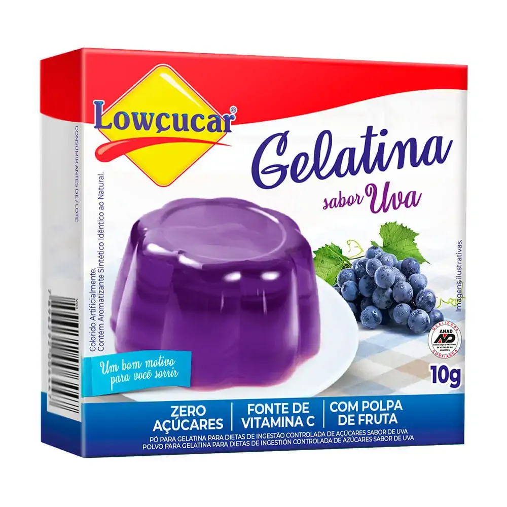 Gelatina Zero Uva