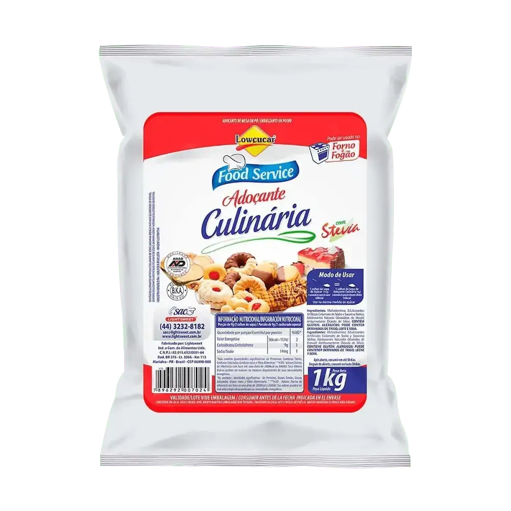 Adocante Culinaria Lowcucar Sc