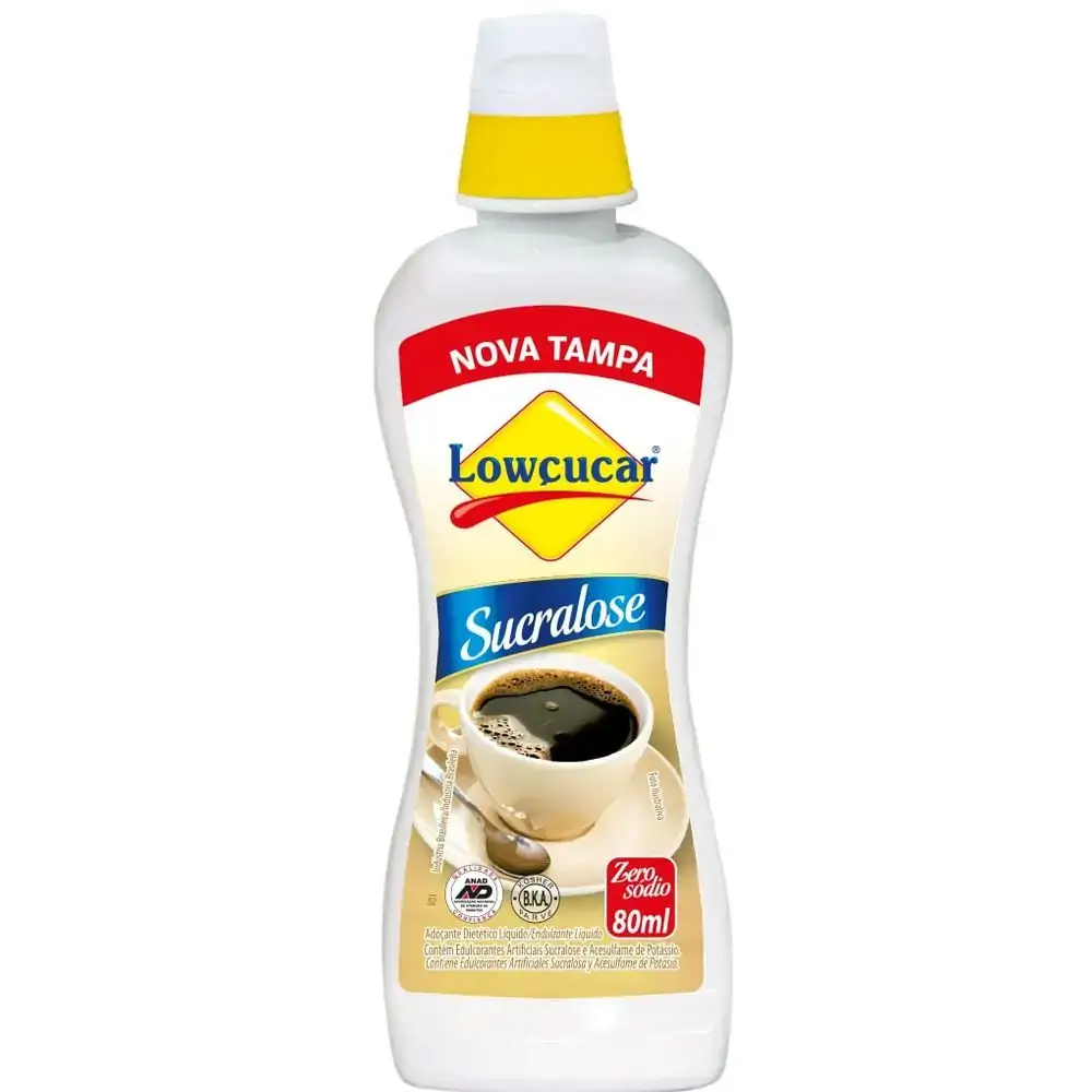 Adoçante Líquido Sucralose Lowçucar Frasco 65ml