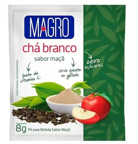Po Ref.magro Cha Branco Maca 8g