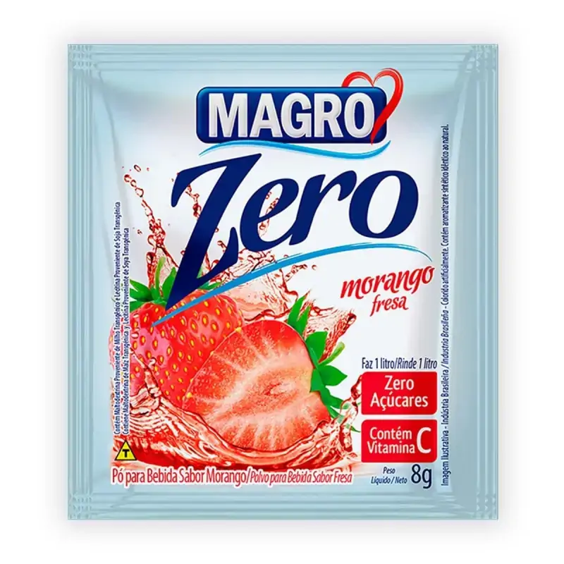 Refresco Magro Diet Morango 8g