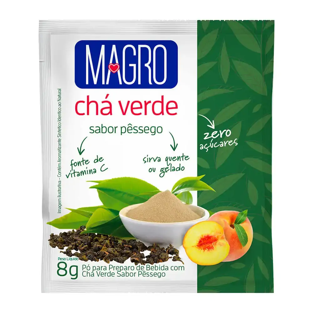 Cha Verde Pessego Magro