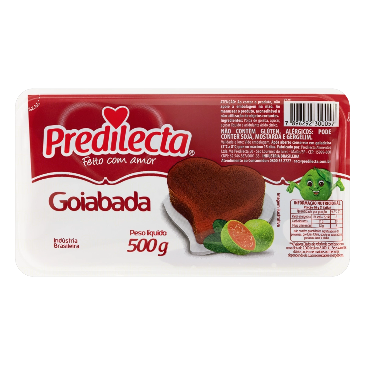 Goiabada Predilecta Bandeja 500g