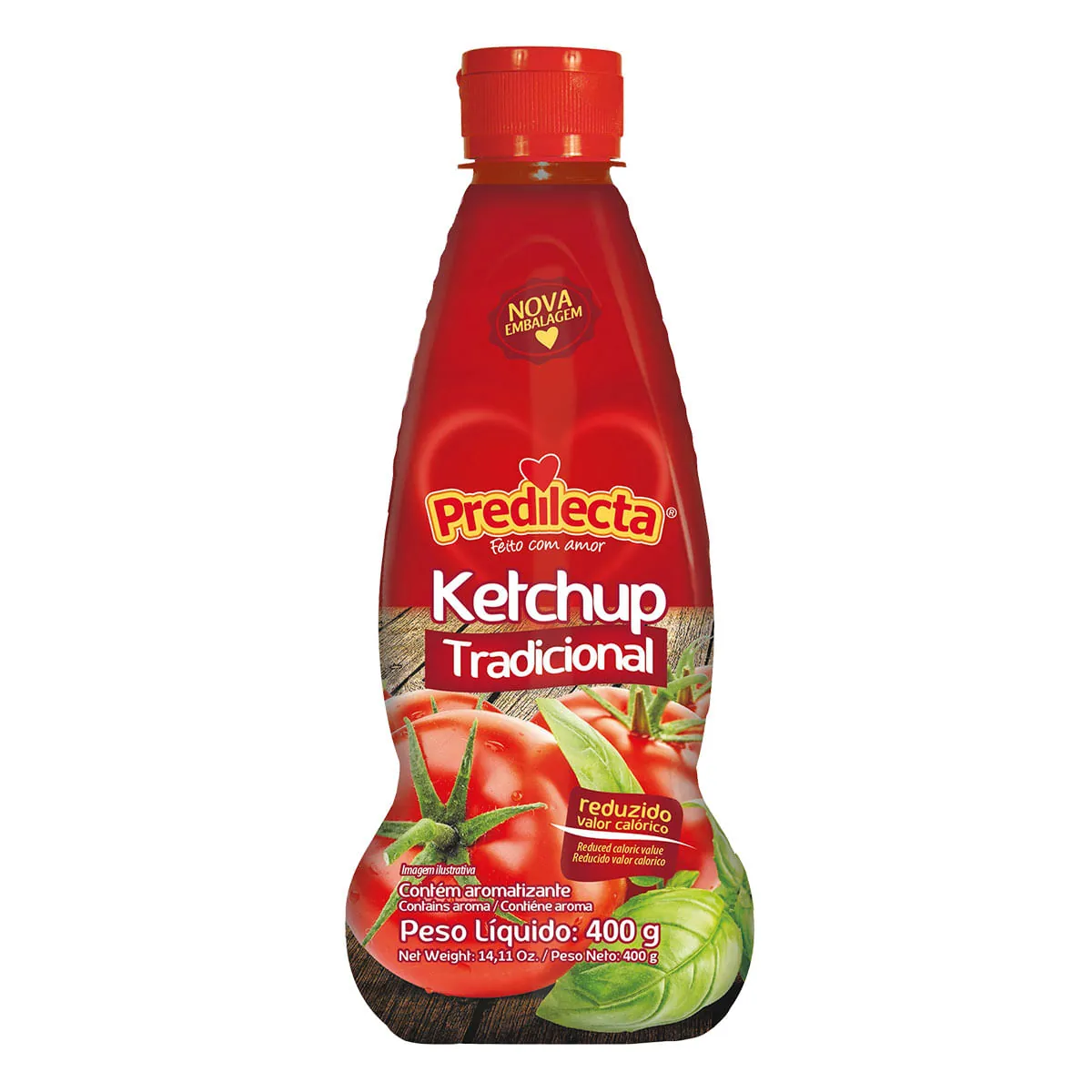 Ketchup Tradicional Predilecta Squeeze 400g