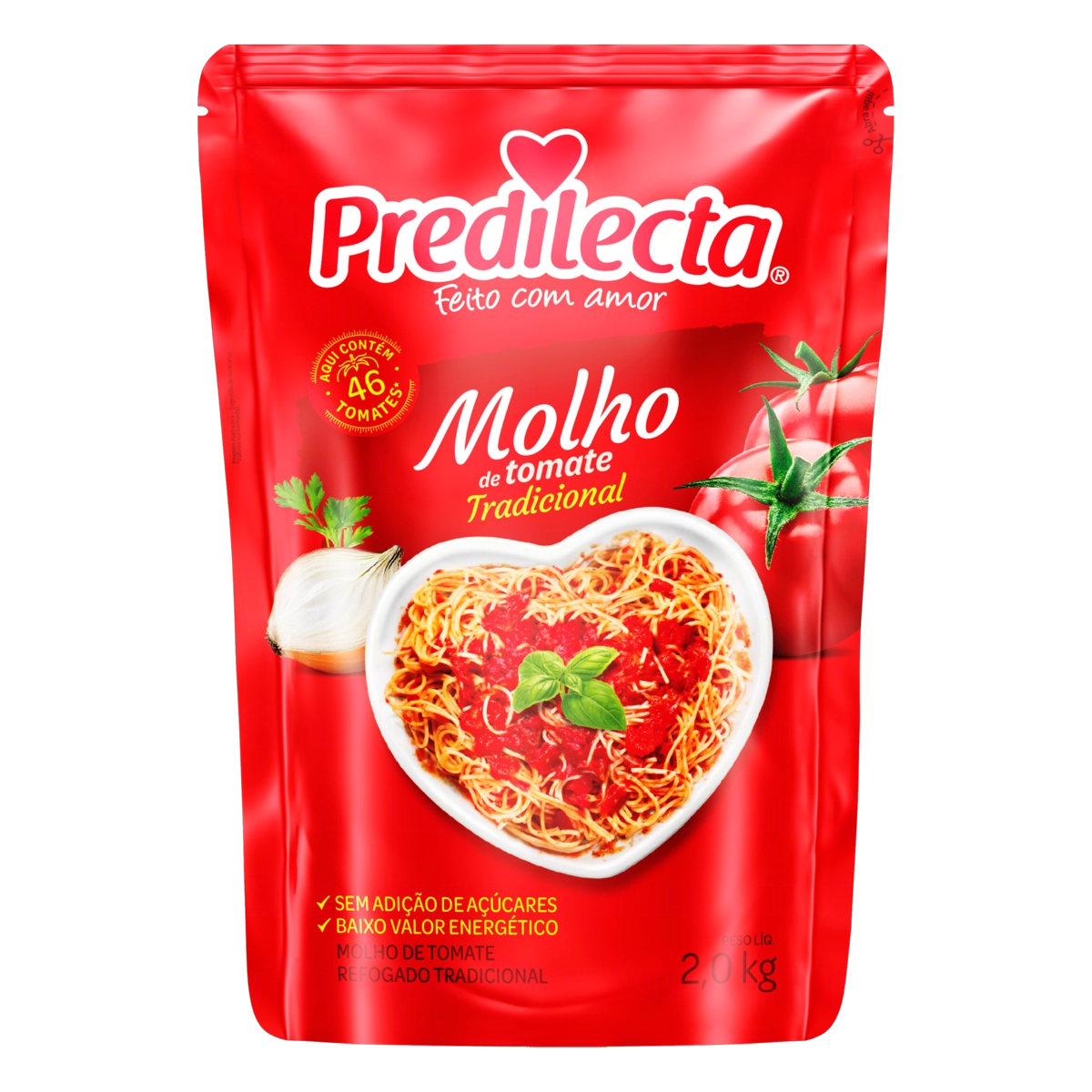 Molho De Tomate Tradicional Predilecta Sachê 2kg