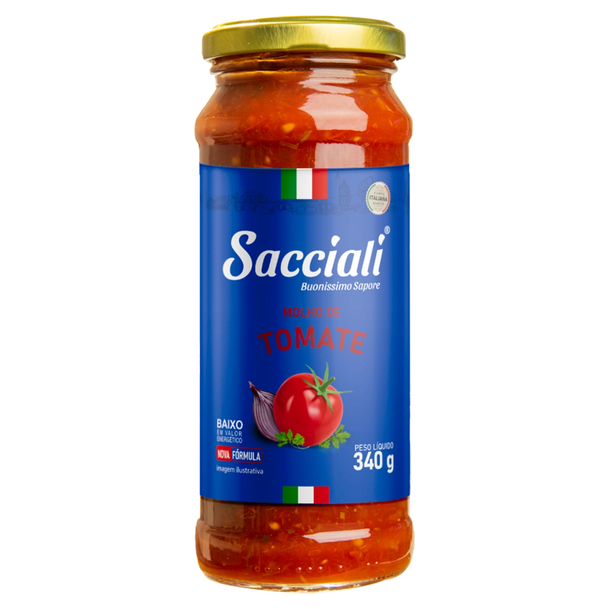 Molho De Tomate Sacciali Vidro 340g