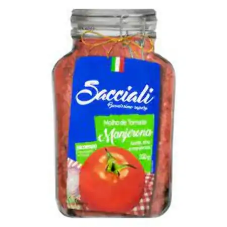 Molho De Tomate Com Manjerona Sacciali Pouch 300g