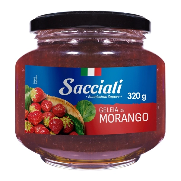 Geleia Sacciali 320g Morango
