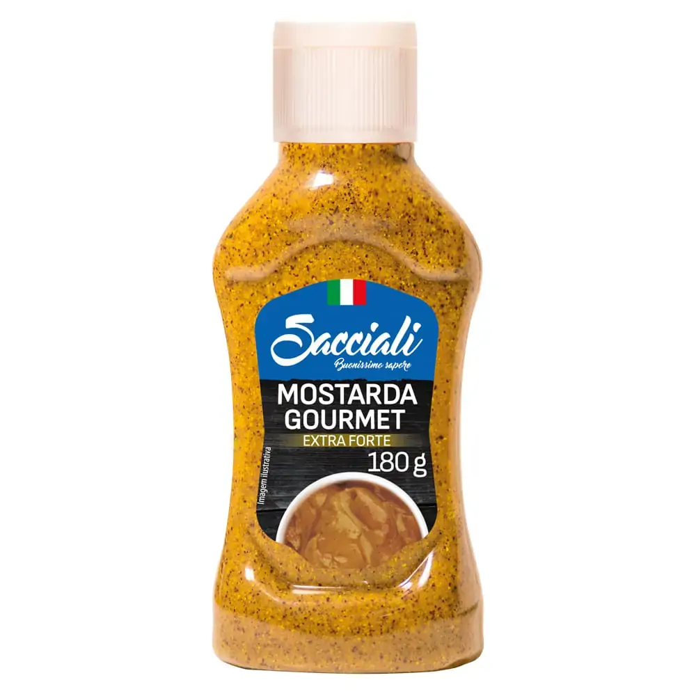 Mostarda Extraforte Sacciali Gourmet Squeeze 180g
